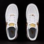 Image result for Nike Air Force 1 White and Gold