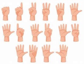 Image result for 1 Hand Gesture