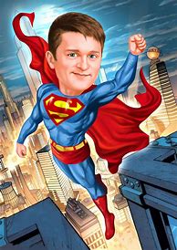 Image result for Caricature Super Hero