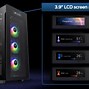 Image result for PC Case with LCD Screen