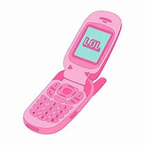 Image result for Square Pink Flip Phone