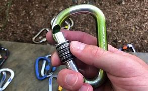 Image result for Plastic Carabiner Locking Sage