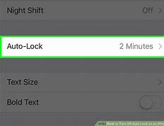 Image result for How to Turn Off Auto Lock iPhone