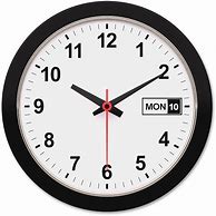 Image result for 24-Hours Round Wall Clock