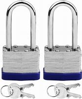 Image result for Heavy Duty Padlock with Key Hidden Shackle