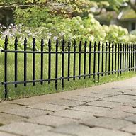 Image result for Aluminum Garden Fence