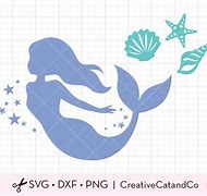 Image result for Mermaid Shell Silhouette SVG