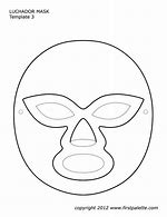 Image result for Luchador Mask Template