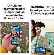 Image result for Apple and Samsung Meme