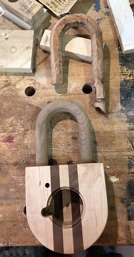Image result for Wooden Combination Lock