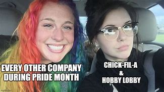 Image result for Chick-fil a Pride Meme