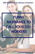 Image result for Workplace Nicknames