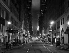 Image result for Black and White Empty Street