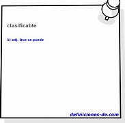 Image result for clasificable
