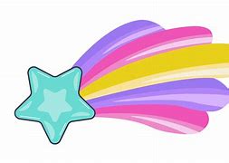 Image result for Rainbow Shooting Star Pattern