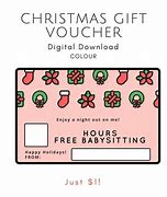 Image result for Christmas Babysitting Coupon