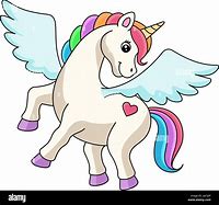 Image result for Flying Unicorn Cartoon Drawing