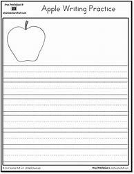 Image result for Apple Writing Template