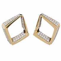 Image result for Geometric Gold Earrings