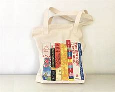 Image result for Bookshelf Foldable Tote Bag