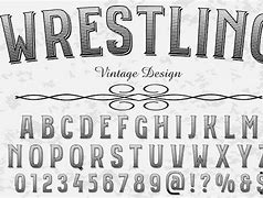 Image result for Wrestling Font Clip Art