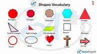 Image result for Shapes Vocabulary