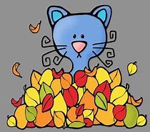 Image result for Autumn Cat Clip Art