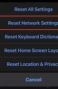 Image result for Reset Network Settings Oniphone