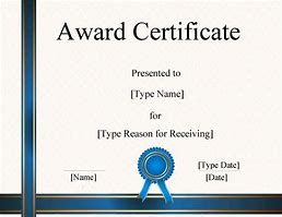 Image result for Certificate Print Out
