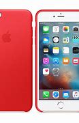 Image result for iPhone Leather Case Red
