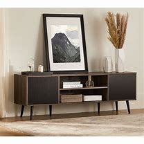 Image result for Mid Century Modern Wood TV Console