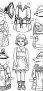 Image result for Paper Dolls to Color
