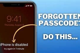 Image result for If You for Get Your iPhone Password