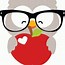 Image result for Cartoon Owl with Glasses