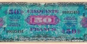 Image result for 50 Francs Back View