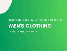Image result for German Clothing Size Conversion Chart