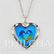 Image result for Large Silver Heart Locket Necklace
