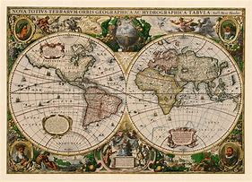 Image result for Old Map of the World