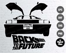 Image result for Back to the Future DeLorean Car SVG
