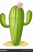 Image result for Cartoon Cactus with Pink Flower