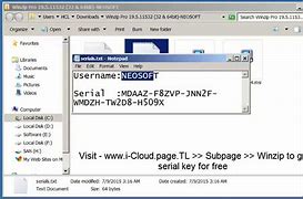 Image result for WinZip Registered to and Activation Code