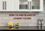 Image result for DIY Glass Cabinet Doors