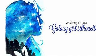 Image result for Galaxy Girl Silhouette