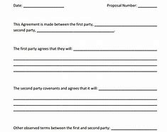 Image result for Free Printable General Agreement Form