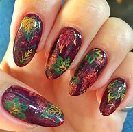Image result for Fall Leaf Nail Designs