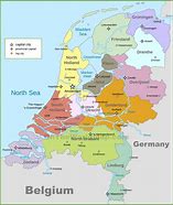 Image result for Printable Map of Netherlands