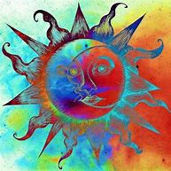Image result for Hippie Sun and Moon Wallpaper