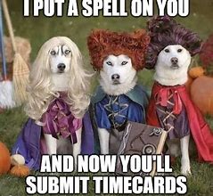 Image result for Halloween Time Card Meme