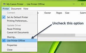 Image result for Changing Printer Status to Online