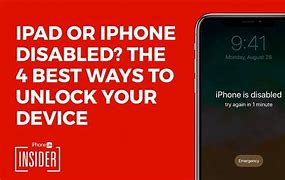 Image result for What to Do If a iPhone Says Disabled